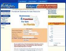 Tablet Screenshot of bizmarketflorida.com